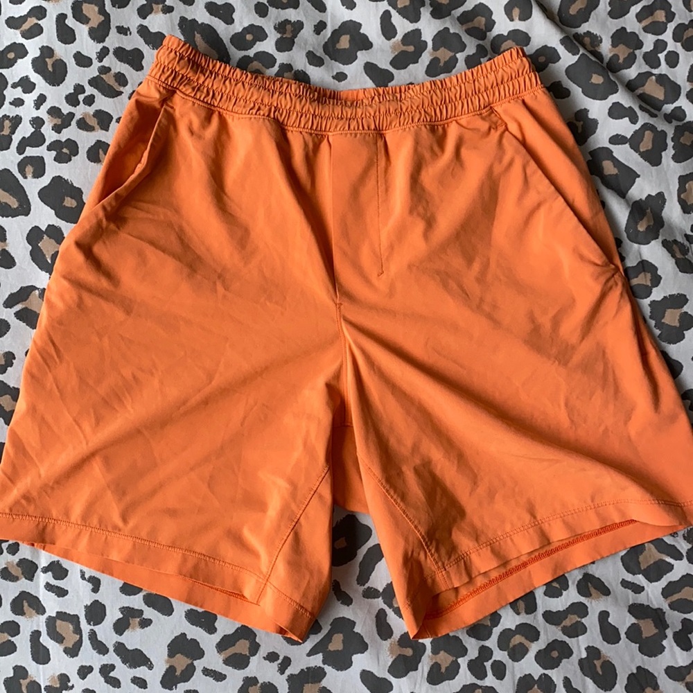 Neon Orange Lululemon Shorts Size S